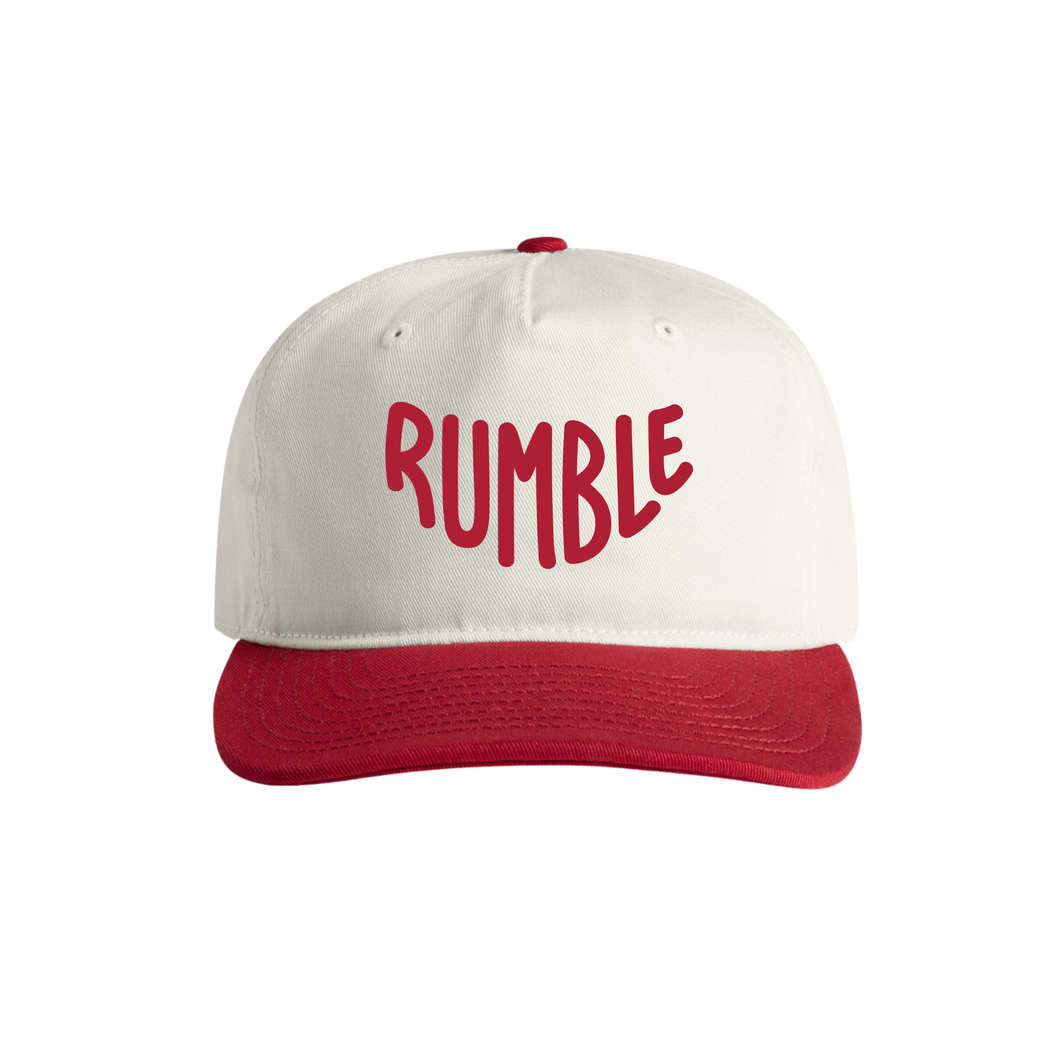 CLASSIC TWO TONE CAP - NATURAL/RED