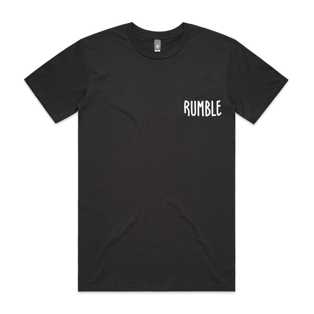 RUMBLE MEN'S STAPLE TEE COAL