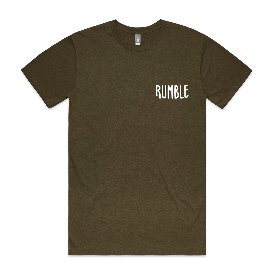 RUMBLE MEN'S STAPLE TEE ARMY