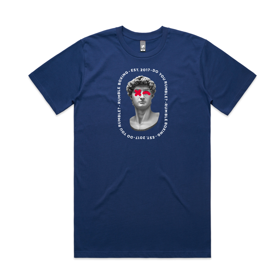 MENS STATUE TEE NAVY