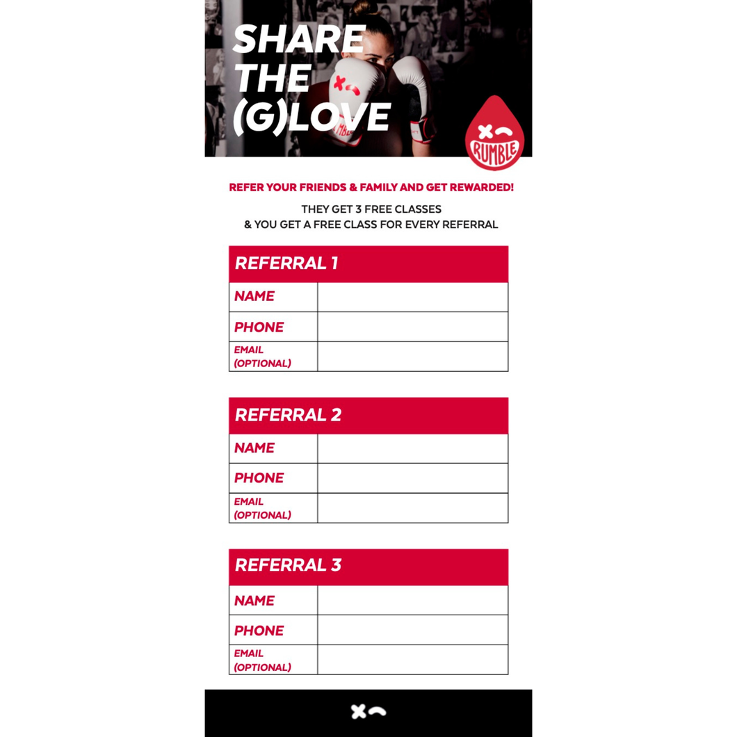 Share the G(love) Referral Pad