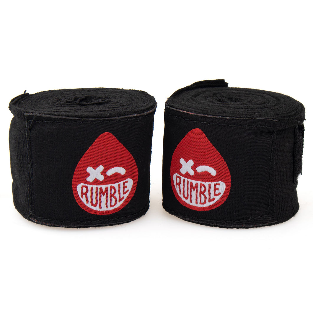 RUMBLE - JAB HAND WRAP - BLACK 2023