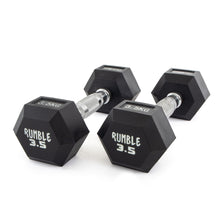 Load image into Gallery viewer, RUMBLE - HEX DUMBBELLS
