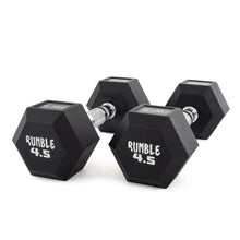 Load image into Gallery viewer, RUMBLE - HEX DUMBBELLS
