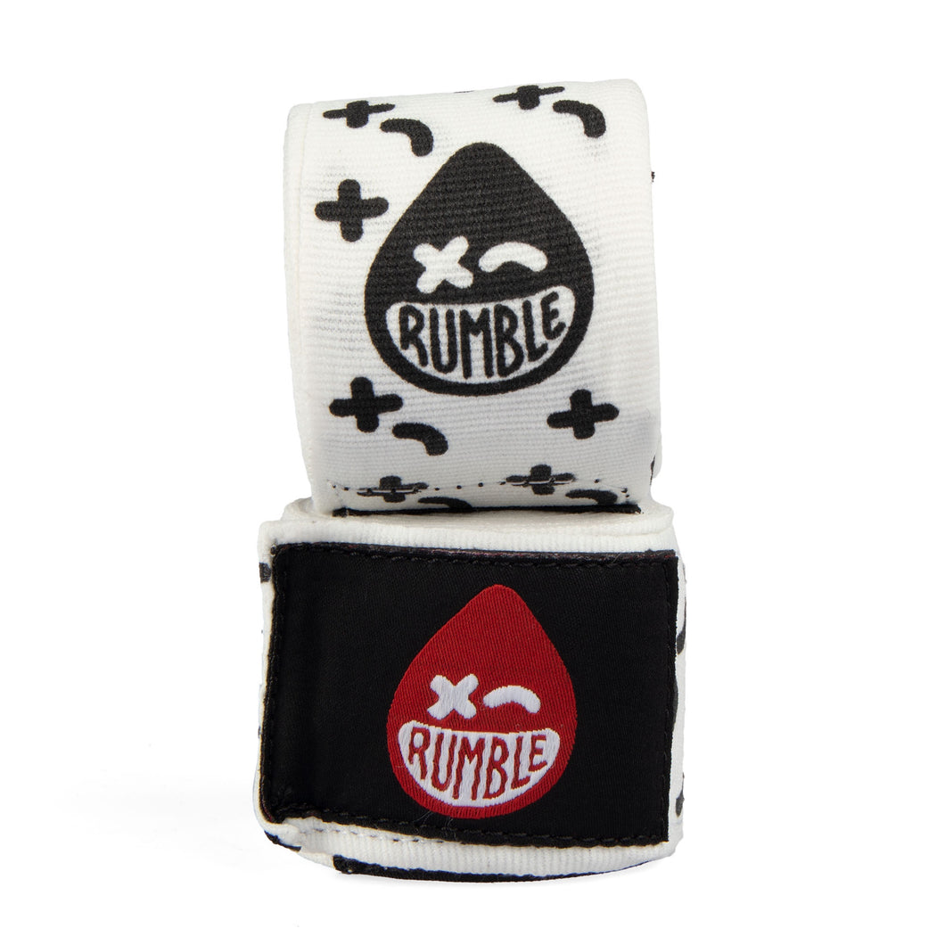 RUMBLE - REPEAT PRINT WRAPS - WHITE